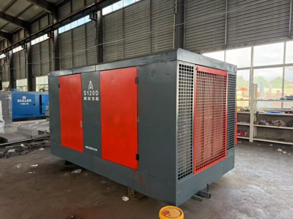 ABT160 S120D Used Mobile Screw Air Compressor