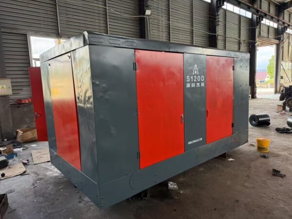 ABT160 S120D Used Mobile Screw Air Compressor